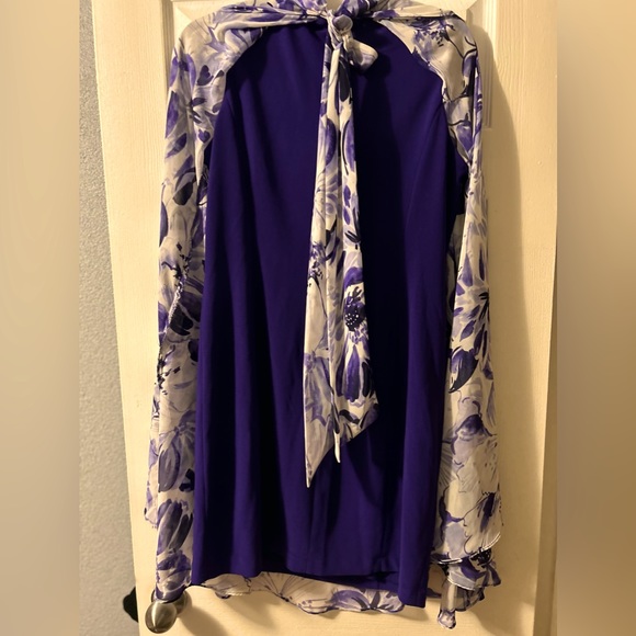 NWOT Eliza J chiffon dress size 12 - Picture 8 of 10